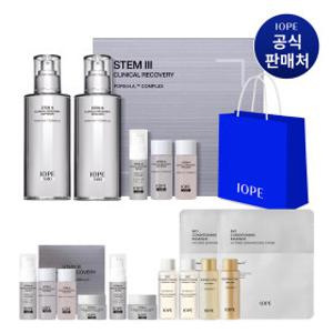 내일도착아이오페 XMD 스템3 클리니컬 리커버리 2종 세트(여행용12종+쇼핑백)