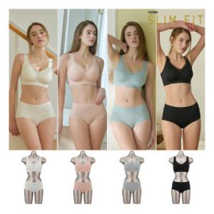 비비안 슬림핏 26SS 비비안 SLIMFIT 냉감 커버존 브라팬티 4세트