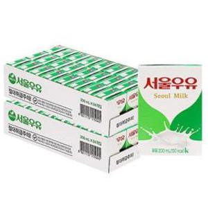 서울우유 멸균우유 200ml x 48개