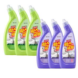 홈스타 락스와세제 750ML 6개 (후로랄파인 3개/허벌시트러스 3개)