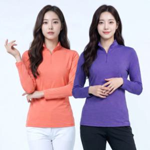 BFL 반해 여성 기능성 크레오라소재 여름용 냉감 긴팔 등산 운동 티셔츠 (KP42LT037W)A1