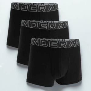 언더아머 남성 팬티 퍼포먼스 코튼 3인치 Boxerjock 3장 1387427-001