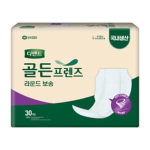 라운드형 오버나이트 패드 속기저귀 성인기저귀 30매 6팩 (180매) 소취효과