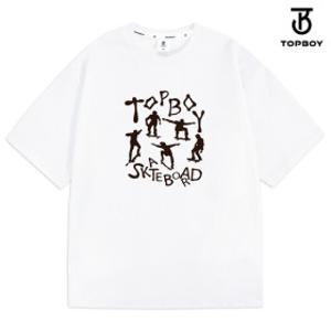 (현대Hmall)탑보이 스케이트보드 오버핏 반팔 티셔츠 (GT012TBM)