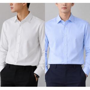 인터메조 1+1 모달 남성 스트레치 드레스 남자 셔츠 IMFFMDS110
