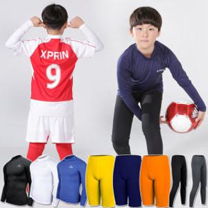 어린이 스포츠 이너웨어 축구 풋살 야구 농구 쫄티 타이즈 컴프레션 헬스복 런닝 운동복 주니어 빅사이즈