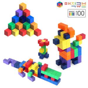 매직큐브 자석블록 100pcs 큐블로 블럭 창의력 사고력 집중력 증진