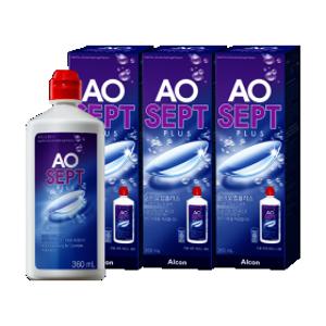 옵티프리 렌즈세척액 에이오셉 플러스 360ml 3개