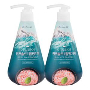 히말라야 핑크솔트 펌핑치약 아이스 카밍민트 285g 2개