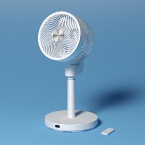 오아 메가에어 BLDC 써큘레이터 선풍기 360도 입체회전 바람거리22M 저소음 공기순환기