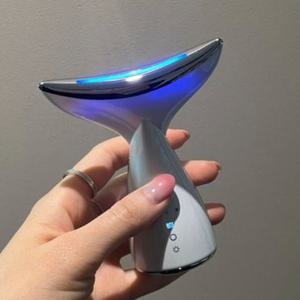 갈바닉 LED 초음파 진동 얼굴 마사지기 목 리프팅 홈케어