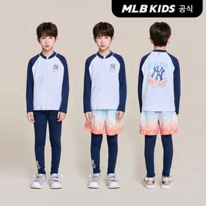 [MLB키즈 공식]26SS 스트릿 모노그램 집업 래쉬가드 3P 세트 NY (Navy) 7ASWM0163-50NYS