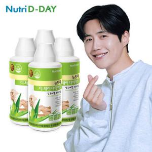 뉴트리디데이 다이어트 유기농 알로에겔 청포도맛 1000ml 4개