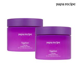 파파레서피 가지 클리어링 필링 패드 토너 255ml 2개