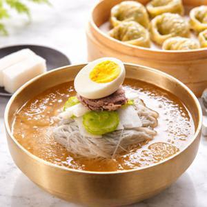 고구마전분넣은 쫄깃한 전통 함흥냉면 반반세트 10인분(냉면 2kg,육수5봉+비빔장5봉)/새콤달콤 속까지 개운한 맛
