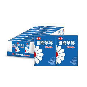 비락 클래식 멸균 우유 200ml 24팩