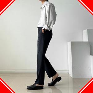 여름 남성 팬츠 스판 정장바지 슬림핏 기지바지 남자 슬랙스