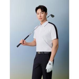[볼빅어패럴] 남성 언발란스 컬러블럭 제에리 반팔 티셔츠(ON) VOTSP473_OW