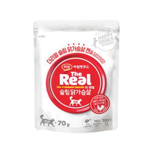 하림펫푸드 더리얼 캣 슬림 닭가슴살 파우치 70g