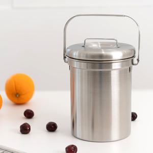 올품락 국산 포스코 STS304 올스텐 음식물쓰레기통 2.9L