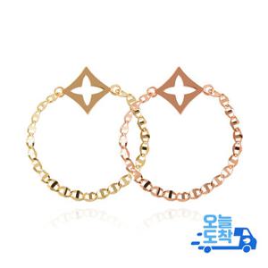 [엘렌쥬얼리] 14K 아이비 참 체인 금 반지