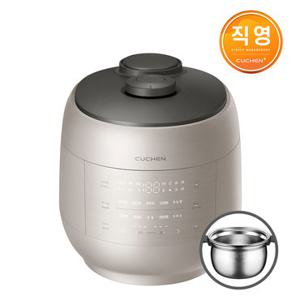 쿠첸 그레인 10인용 올스테인리스 IH전기압력밥솥 샌드베이지 CRT-UPDS1071SB