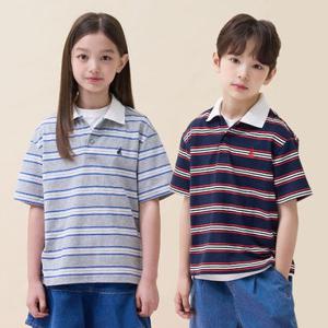 [26FW 10%][빈폴키즈] 26FW 멀티 스트라이프 티카라 반소매 티셔츠 (2종 택1)
