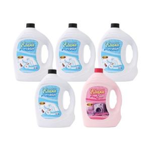 엘리아나 클린 끝장세제 2.5L 4개+섬유유연제 1개