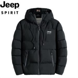 지프 JEEP SPIRIT 남자 패딩 가을 겨울 스포츠 방풍 기모 패딩 도톰 후드 패딩