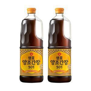 샘표 양조간장501 1.7L 2개