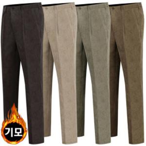 남성 기모 골덴바지 남자 겨울바지 기모바지 방한바지 중년 아빠 바지 구김없는 겨울 작업복바지 빅사이즈