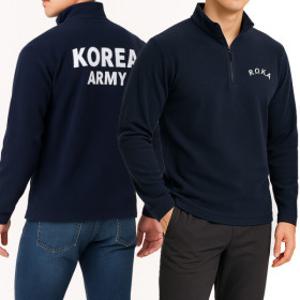 1+1 남성겨울티셔츠 기모 스판 로카 후리스티 빅사이즈