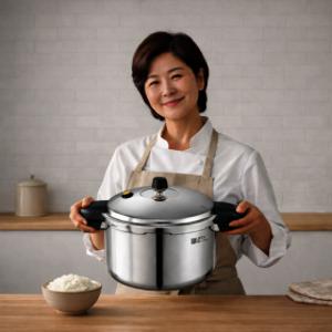 풍년압력밥솥 통5중 스테인레스 가스 인덕션 겸용 압력솥 뉴파이브 IH 10인용