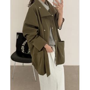09초이스리얼루즈핏 멜루티 넉넉핏 하프 야상 자켓 89707 빅사이즈 여성의류