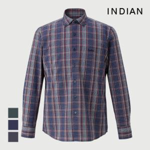 INDIAN 린넨 블랜드 미디움체크_MITNL3S1331