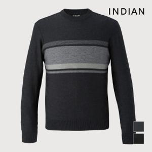 INDIAN 한 기장 라운드 티셔츠_MIUBRXF8481