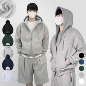 기모 양기모 선택) 오버핏 투웨이 얇은 후드 티 탄탄한 모자큰 후드집업 남녀공용 빅사이즈 국산 프리미엄급