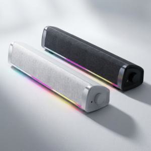 C타입 USB 블루투스 RGB 게이밍 사운드바 스피커 스마트폰 태블릿 PC 컴퓨터 노트북 호환 유무선