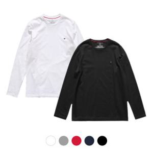 타미힐피거 긴팔티셔츠 스몰로고 남녀공용 쭉티 09T3118