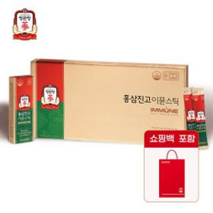 정관장 홍삼진고 이뮨스틱 10g x 60포 (30포x2개) 명절선물 부모님 선물 쇼핑백 포함