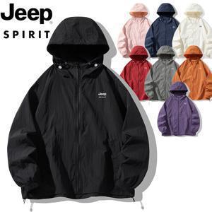 지프 JEEP SPIRIT 2025년 통기성 얇은 래쉬가드 아웃도어 자외선 차단 유니 점퍼 JP496821