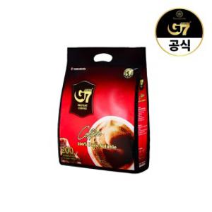 (현대Hmall)G7 퓨어블랙 200개입 / 원두 봉지 커피 블랙 다크 아메리카노