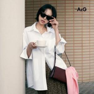 (더엣지)최초가69900원26SS 루즈핏 롱 코튼셔츠