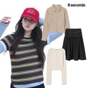 (9880원부터~)에잇세컨즈 간절기 가을 인기 상품 특가 세일 자켓/블라우스/티셔츠/팬츠 (65%할인+17%쿠폰)
