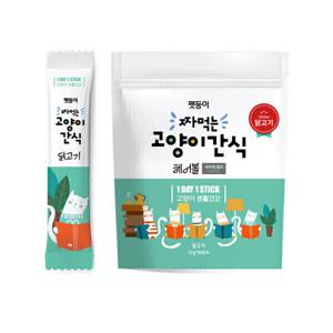 펫둥이 고단백 짜먹는 고양이 간식 닭고기맛 60P