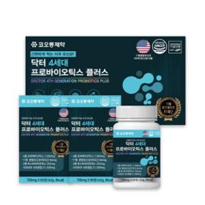 닥터 4세대 프로바이오틱스 180정 6개월분 1박스 아침 공복 유산균 사과초모 포스트바이오틱스