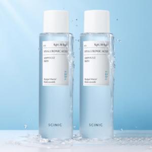 싸이닉 히아루론산 앰플+스킨 토너 300ml / 속건조 보습 대용량 2개
