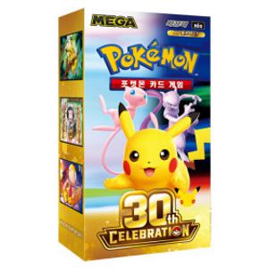 포켓몬카드 MEGA 메가 확장팩 30주년 기념 셀레브레이션 30th CELEBRATION 20팩 1상자