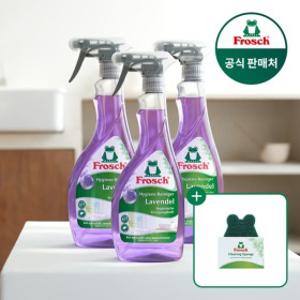 (현대Hmall)프로쉬 다목적 라벤더 욕실클리너 500ml 3개+수세미 증정