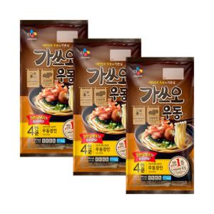 비비고 (CJ제일제당)가쓰오우동 4인분x3봉